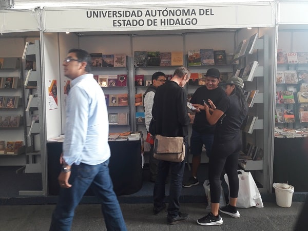 El Fondo Editorial UAEH en la XXIX Feria Internacional del Libro de Antropología e Historia, FILAH, 2018.