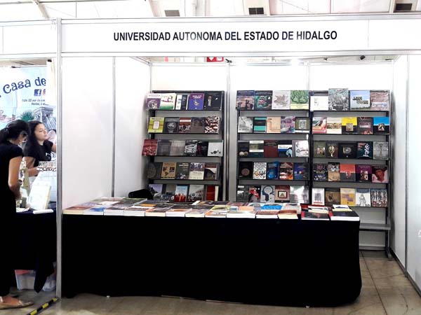 Presencia del Fondo Editorial UAEH en la Feria Internacional de la Lectura Yucatán (FILEY) 2019.