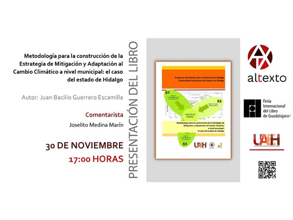 Presencia de la UAEH en el marco de la 35 edición de la Feria Internacional del Libro Guadalajara. Presentación Editorial virtual, Noviembre 2021