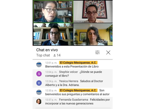 Presencia de la UAEH en el marco del Mes de la Lectura organizada por el Colegio Mexiquense A.C. Presentación Editorial Webinar. Abril 2020