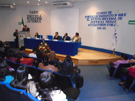 Curso del Nuevo Sistema de Justicia Penal Acusatorio y Oral