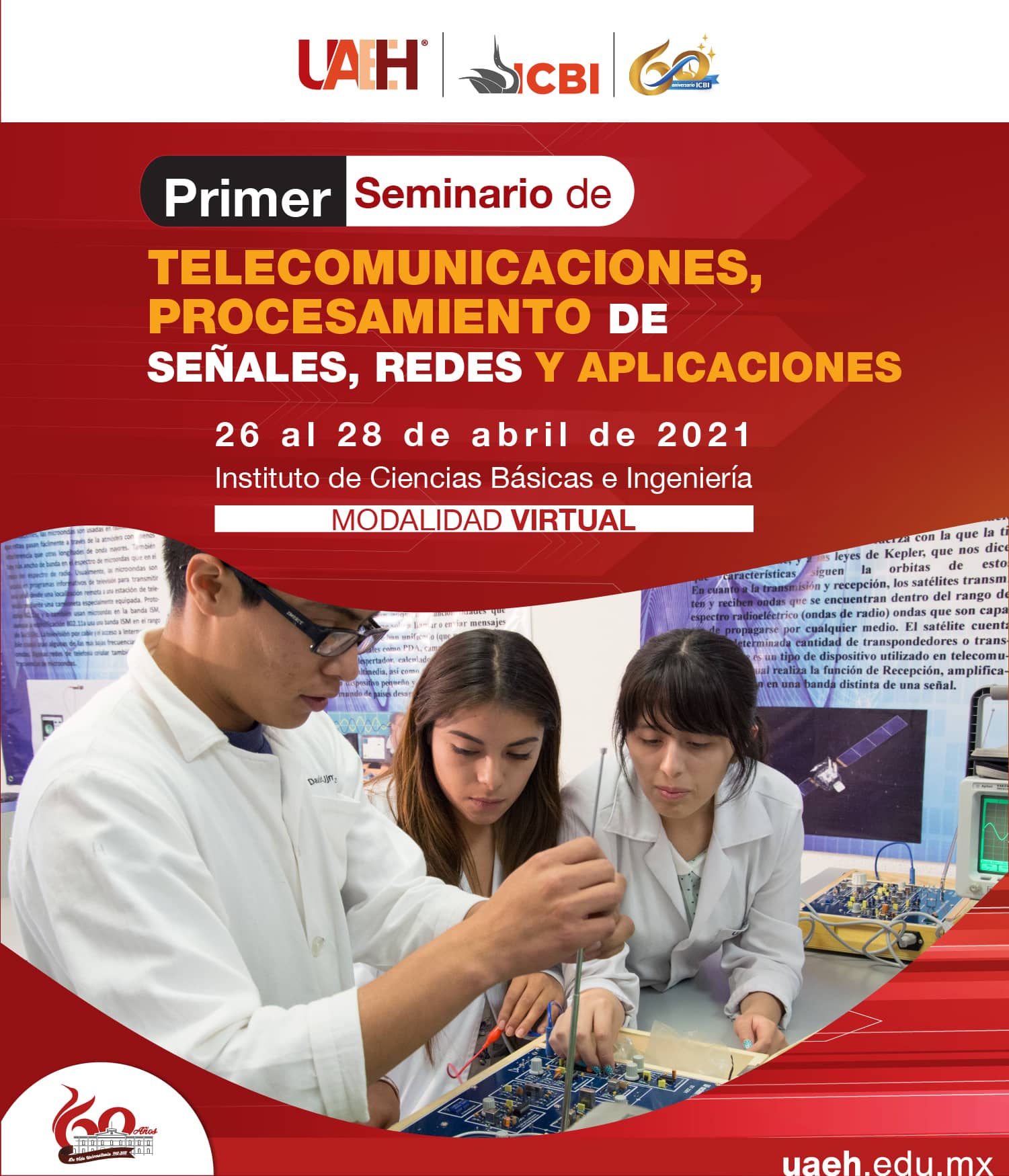 Cartel Seminario de Telecomunicaciones