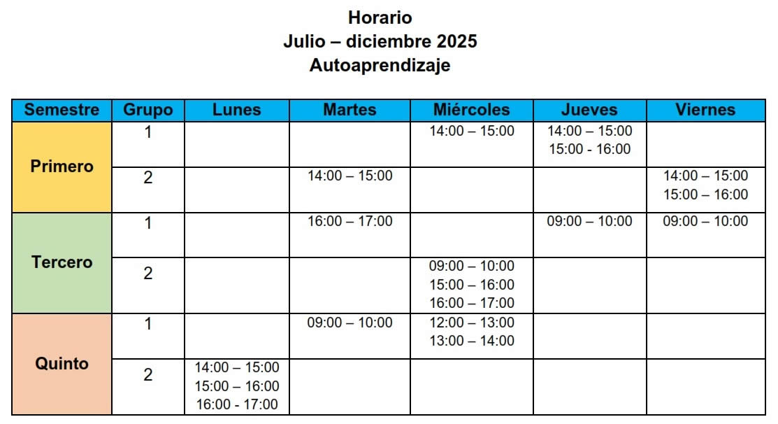 horario