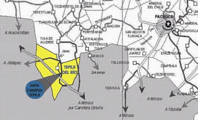 Mapa Tepeji del Río