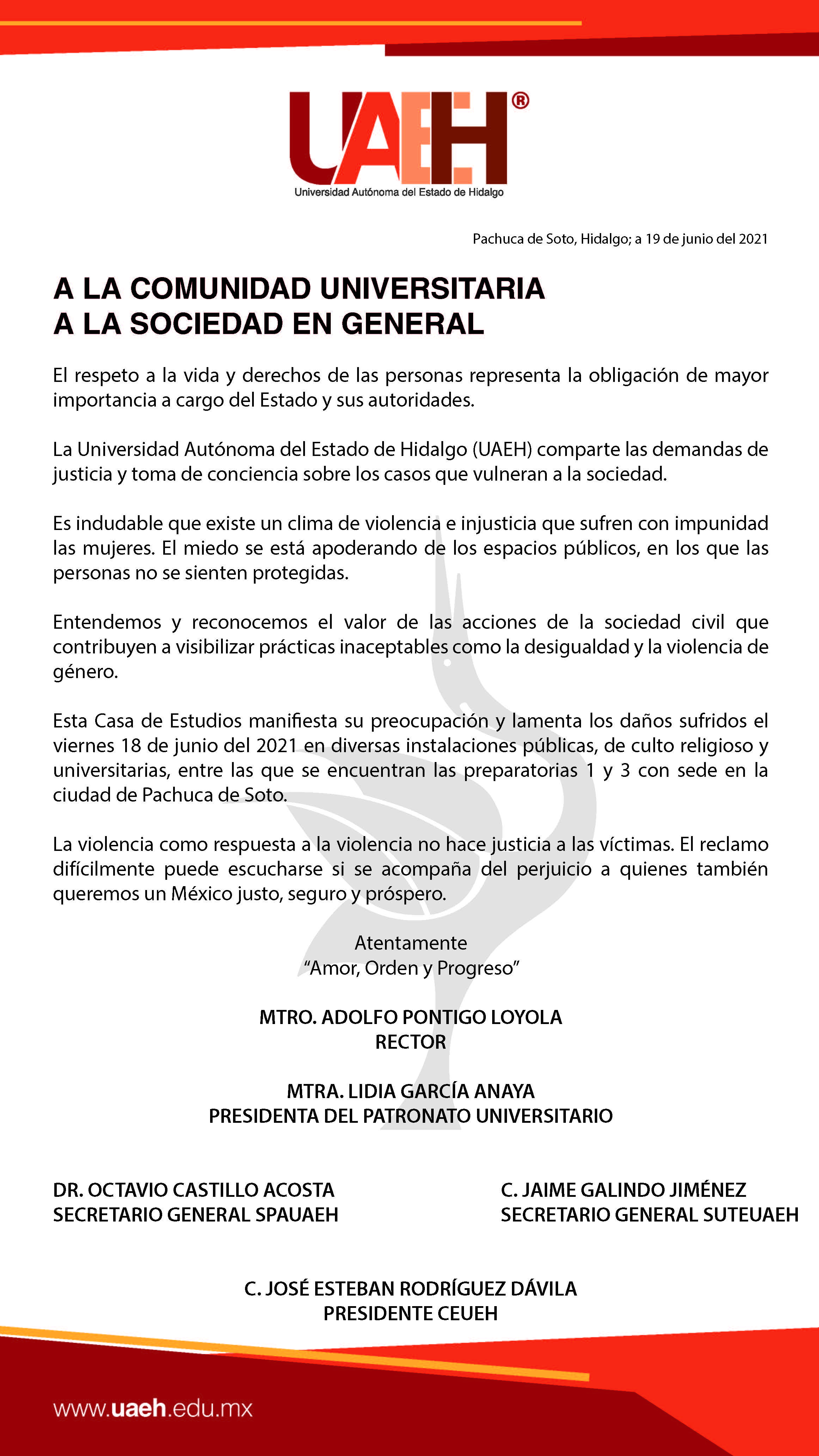 19 de junio del 2021