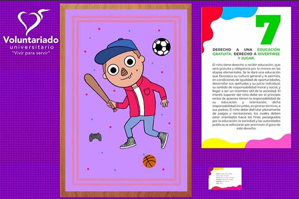 Voluntariado Universitario celebró a la infancia