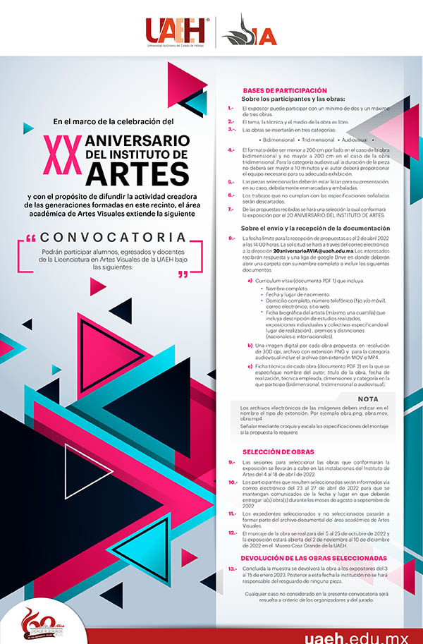 Instituto de Artes convoca a exposición colectiva de aniversario 3