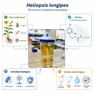 Heliopsis longipes: de la medicina tradicional mexicana a potencial terapéutico en odontología 2