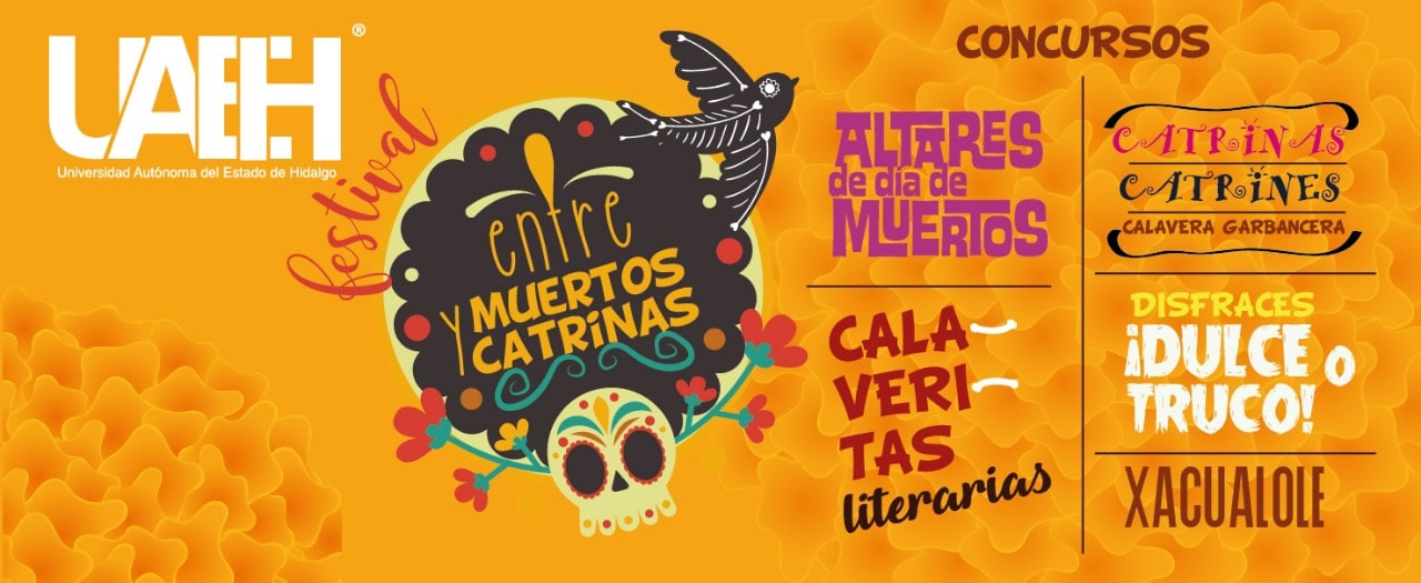 Invita UAEH a participar en concursos de día de muertos